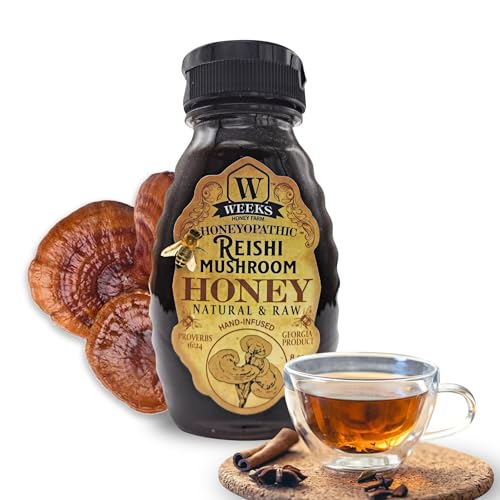Miel Weeks Honey Farm 24 oz Reishi Mushroom 3 pack