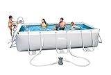 Bestway - Piscina Fuori Terra con Telaio Esterno, Dotata di Pompa