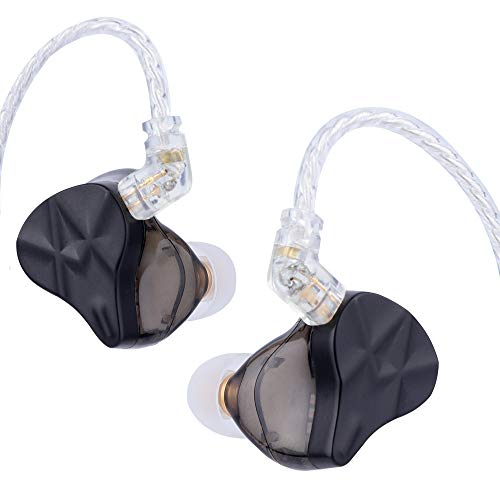 Image of Linsoul KZ AZ20 High-Fidelity Bluetooth 5.3 Wireless Earhook with Charging Case for IEMs Earphones, 3 Sound Modes and Long Battery Life (Black, KZ AZ20)