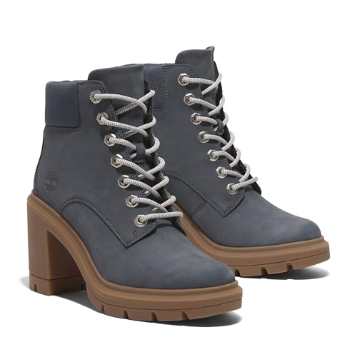 Image of Timberland Womens Allington Lace Up Casual Boots Ankle High Heel 3 inch & Up