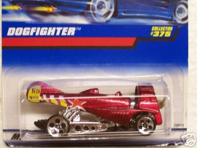 Mattel Hot Wheels 1998 1:64 Maroon Dogfighter Die Cast Car Collector #375