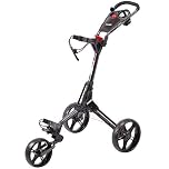 SkyMax 2019 CUBE 3 WHEELED COMPACT GOLF TROLLEY +FREE £39.99 ACCESSORY PACK (CHARCOAL/BLACK)