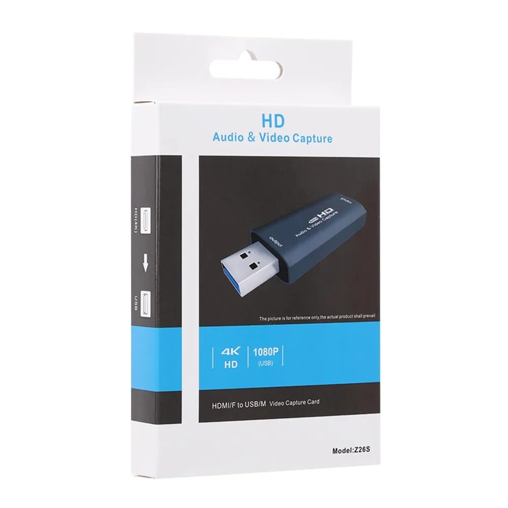 4K 1080P USB 3.0 HDMI Audio Video Capture Card Record to DSLR Action Camcorder Live Streaming Gaming Teaching Broadcasting Computer Acquisition Card Recording Equipment-image-46