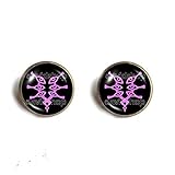 Handmade Fashion Jewelry Awakening Symbol Fire Emblem Grima Ear Cuff Earring Cosplay Purple
