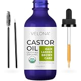 velona USDA Certified Organic Castor Oil - 2 fl oz...