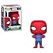 Funko Pop Marvel: Holiday - Spider-Man with Ugly Sweater Collectible Figure, Multicolor