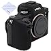 Case for Sony A7 iii, Professional Silicone Rubber Case Cover Coverable Protective for A7 iii A7r iii a73 a7R 3 Camera + Microfiber Cloth (Black)