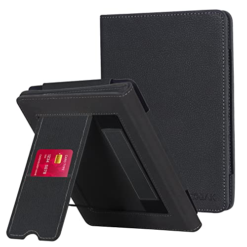 Cobak Case For Kindle Paperwhite With Stand - Durable Pu Leather Cover With Auto Sleep Wake, Card Slot, Hand Strap Feature - Fits Kindle Paperwhite 11Th Generation 6.8" And Signature Edition #TOP17