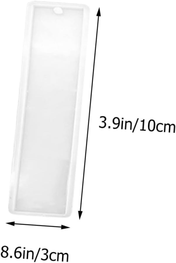 10pcs DIY Silicone Bookmark Mold for Resin Craft Projects image 2