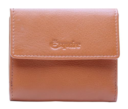 Esquire porte-monnaie Peru cuir RFID 10 cm, petite maroquinerie de luxe