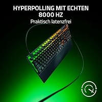 Razer Huntsman V3 Pro 8KHz - Full-Size PC-Gaming Tastatur - 8KHz HyperPolling - Analoge optische Switches - Auslösebereich 0,1-4,0mm - Snap Tap - Rapid Trigger - QWERTY US Layout | Schwarz – Ansicht 4