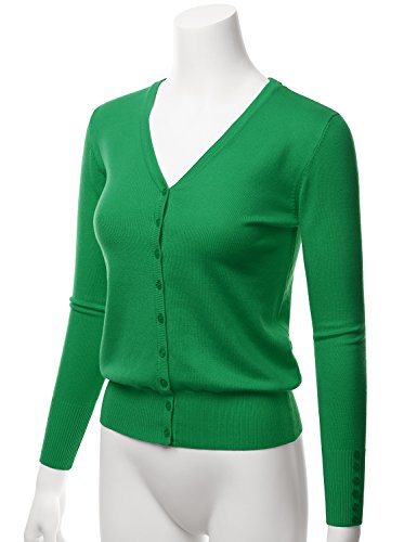 Image of LALABEE Women's V-Neck Long Sleeve Button Down Sweater Cardigan Soft Knit(S-XXL)
