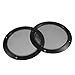 2 Pcs 6.5 Inch Metal Mesh Speaker Grill Covers Speaker Grill ABS Plastic Frame Subwoofer Protective Case with Mounting Screws for Car Home Audio