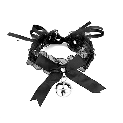 Halawly Black Choker Necklace for Women Goth Lace Choker Set Punk Pendant Necklace