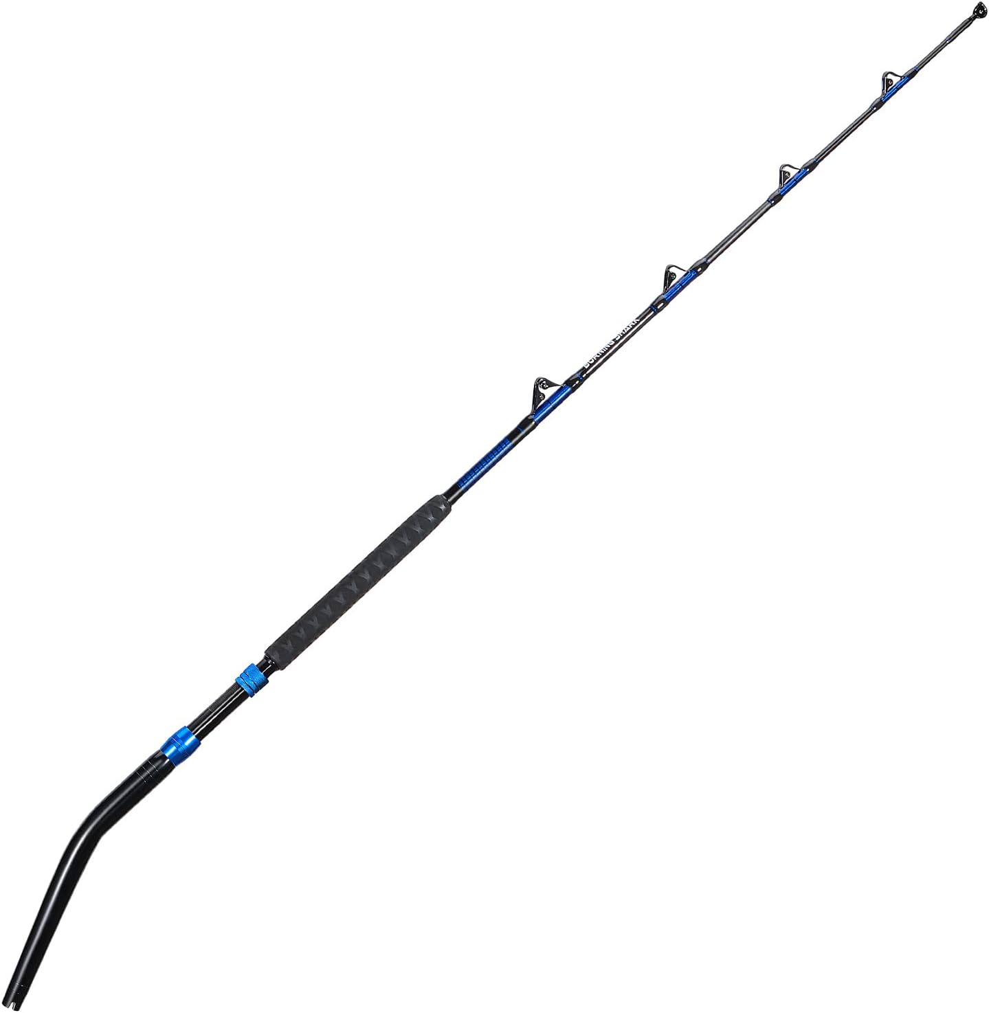 Bent Butt Fishing Rod 2-Piece Saltwater Offshore Trolling Rod Big Game Roller