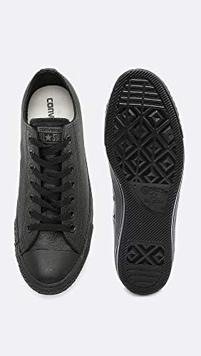 Converse Unisex Chuck Taylor Leather Black Leather Sneaker - 4 Men - 6 Women | Image 3