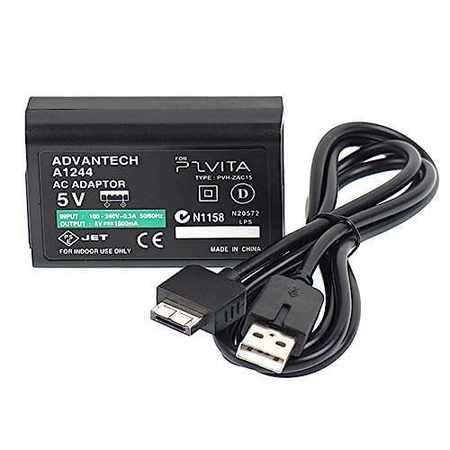 PS Vita 1000 USB充電器、ゲームパッド充電ドックアダプターデータと充電ケーブル Sony PS Vita 1000用