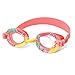 Hifot Lunettes de Natation pour Enfant Lunettes de Piscine Aucune Fuite Anti-UV Longueur avec Pince-Nez Réglable Lunette Piscine Enfant pour Fille Garçon 3-13 Ans