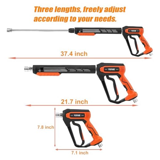 FIXFANS 5000PSI Pressure Washer Gun Kit