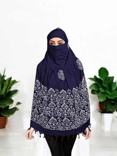 Image of Cotton Long Scarf Cum Mask Scarves Usable for Vehicle Driver | White Printed Design Fabric | Universal Size | Soft & Breathable Sun Protection | For Girl & Women
