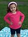 Haloumoning Toddler Baby Girls Long Sleeve T Shirt Little Kids Fall Crew Neck Tops Casual Tees 9M-8Y Hot Pink