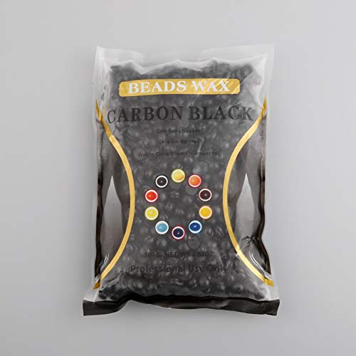 100g Frijoles de cera dura Pellet Depilaci�n Depilaci�n Bikini caliente Depilatorio Sin tira Depilatorio Pellet Pelicula enceradora de pel�cula caliente - Negro