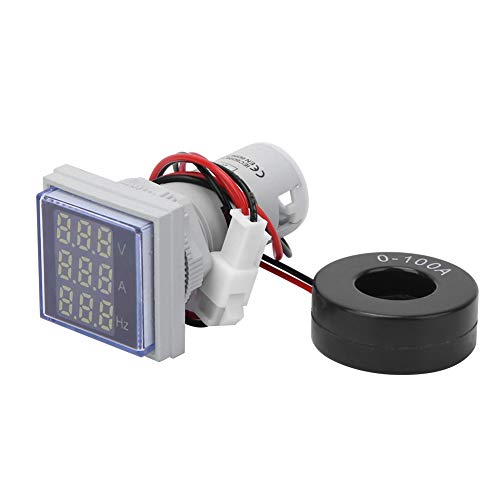 Amazon | ボルト アンペア メーター、交流電圧電流ヘルツ テスター