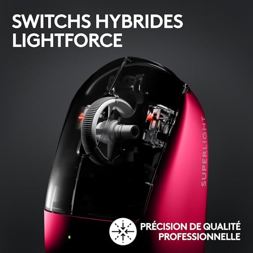 Pack gaming rose Logitech G PRO X avec souris et casque LIGHTSPEED - 3