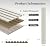 MISSDAY Wood Slat Acoustic Wall Panels, 4 Packs 94.5" x 12.6" White Soundproof Panel For Interior Wall Decor Noise Absorbing-3D Textured Wooden Panel Sound-Absorbing for Home, Office, Studio