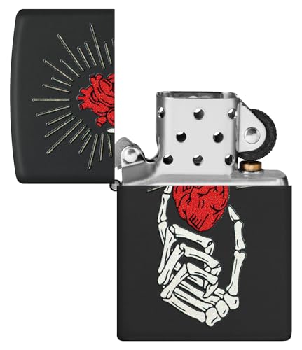 Image of Zippo Punk Skull Design Frequency,Windproof Pocket Lighter, Without Fuel and Gas