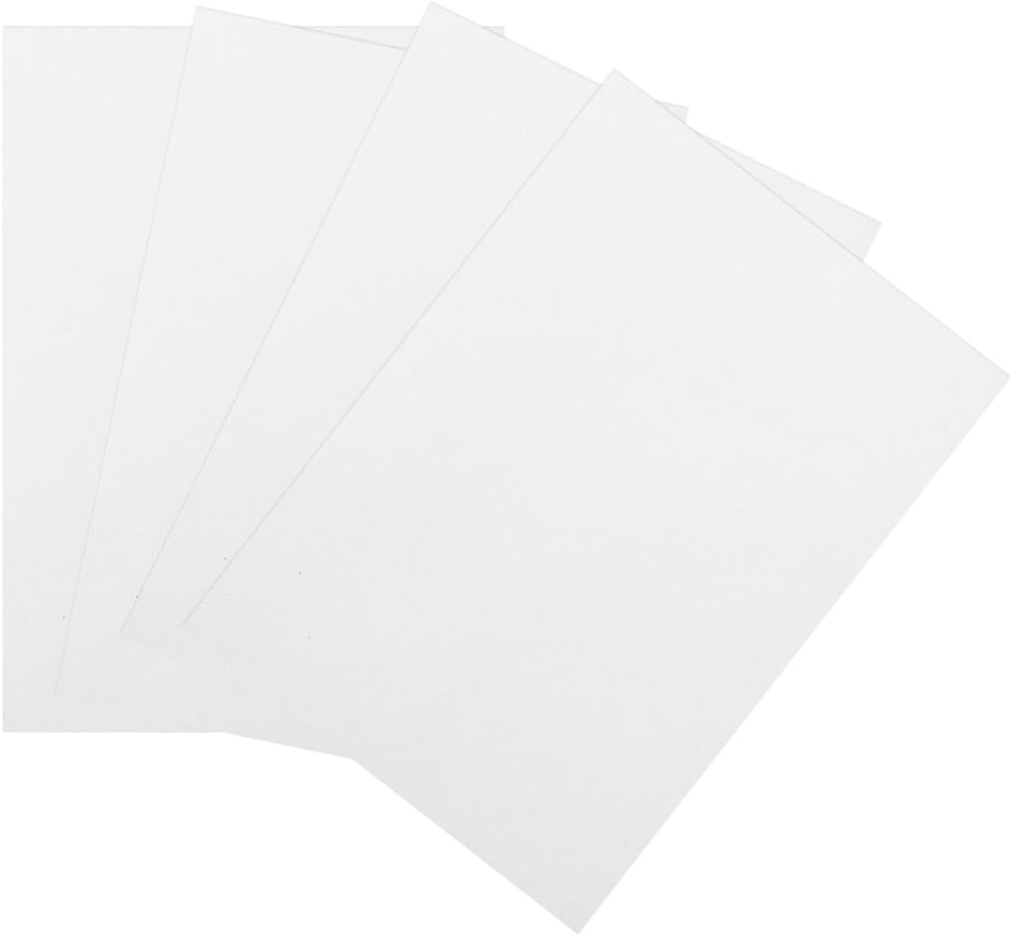 PLAFOPE 4pcs Embroidery Stabilizers Soluble Stabilizer Adhesive Back Cut Away Machine Embroidery Hand Sewing Paper