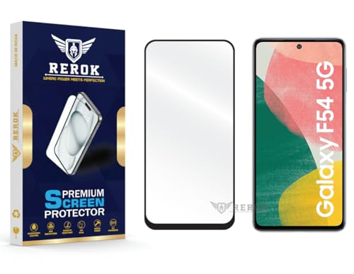 Image of Gorilla Tempered Glass Screen Protector Compatible with Samsung Galaxy F54 5G [Pack of 1] | Edge-to-Edge, Bubble-Free, Case Friendly, Easy Installation Kit