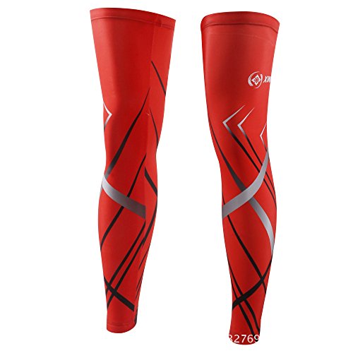 Hotour Radfahren Beinlinge Sonnenschutz Knie Laufen thermische Kompression Leg Warmer Cover
