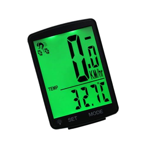 BESPORTBLE Bike Speedometer Display Back Light Wired Bike Computer for Speed Average Speed Compatible Road Mountain Folding