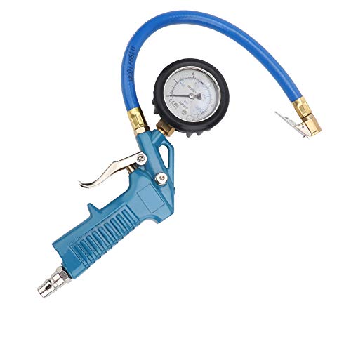 Medidor de presión de neumáticos con inflador de aire para un fácil manejo manual