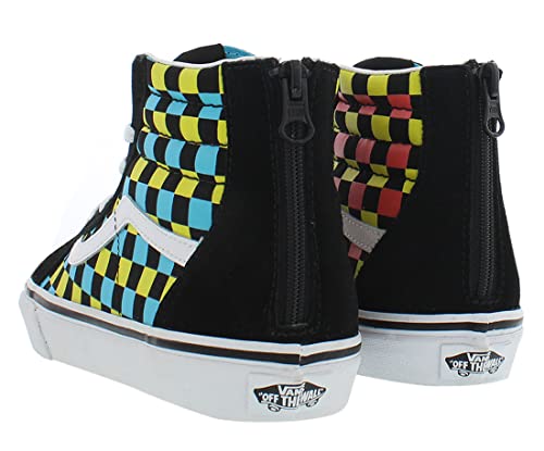 Vans Vans Sk8-Hi Mens Shoes Size 5, Color: Black/Multi-Colored-Black