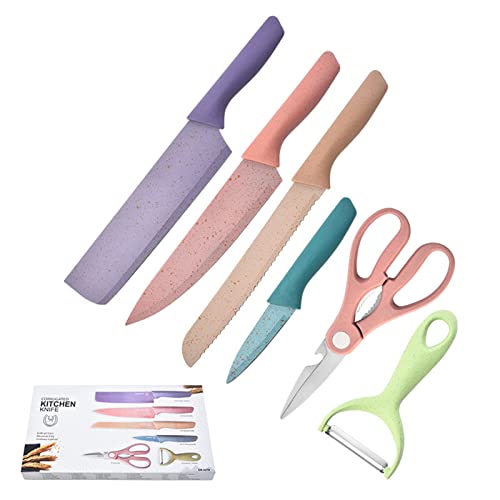 Set Cuchillos Cocina 6 Piezas Acero Inox Base miniatura 5