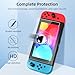 Jngnpn 3-Pack Tempered Glass Screen Protector for Switch Model 2017 [6.2 Inch],with Alignment Frame Transparent HD Clear, Anti Scratch, Bubble Free, Easy Installation, 9H Hardness, Ultra Thin