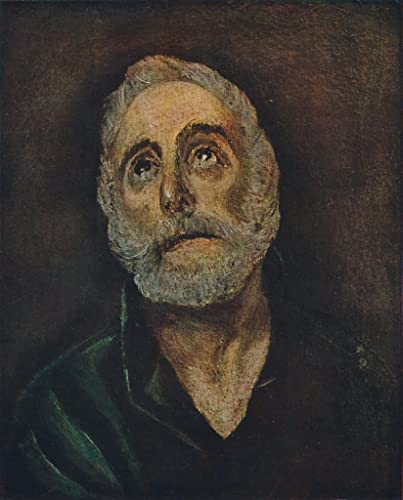 Tableau Saint Pierre El Greco 60x90cm pour habiller un mur de chambre vide