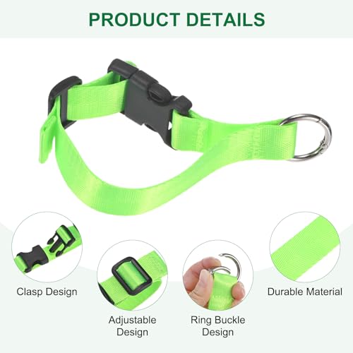 Image of M METERXITY 2-Pack Add A Bag Luggage Strap, Adjustable Suitcase Belt for Connecting Handbag /Backpack /Jacket, Luggage Connector [Bright Green]