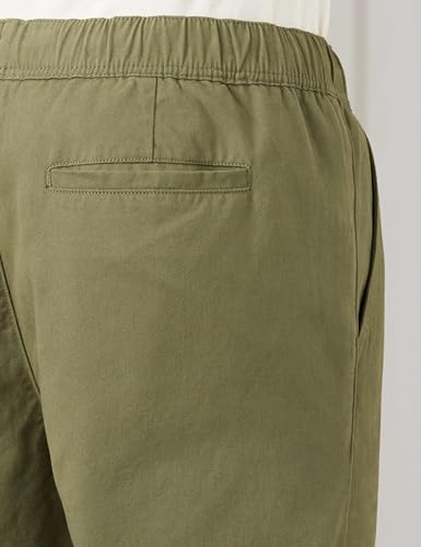 Image of Amazon Brand - Symbol Men's Relaxed Fit Casual Trouser (Elasticated Waistband | 100% Cotton | Available in Plus Sizes)