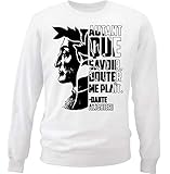 teesquare1st Men's Dante Alighieri Douter White Sweatshirt Size Large