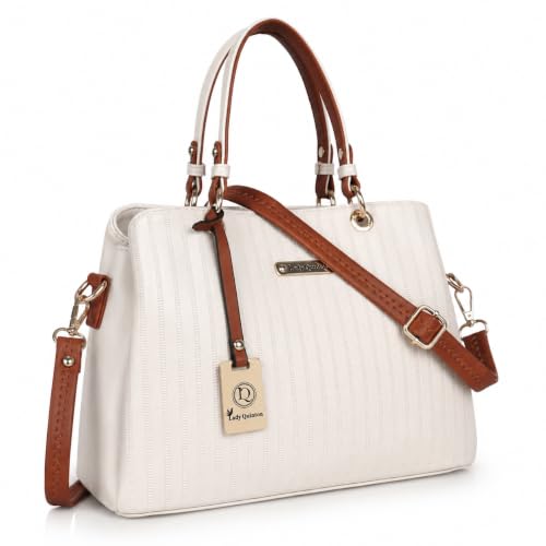 Image of Lady Quinton Women's Striped Line Handbag for Women| Ladies purse | Stylish Shoulder Bag | Gift for Women