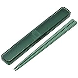 スケーター(Skater) 箸 箸箱セット 大人用 抗菌 18cm カチャカチャ鳴らない 日本製 ネイチャーカラー セージグリーン ABC3AG-A