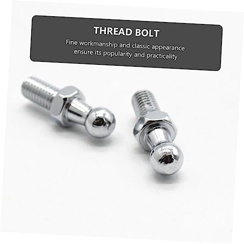 Hohopeti 2 Unidades pino de bola Parafusos ergonômicos parafusos resistentes ao desgaste Bolt de aço