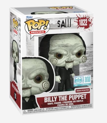 Funko Pop! Movies Saw Billy the Puppet Vinyl Figure #1822 Limited Edition 9500 PCS