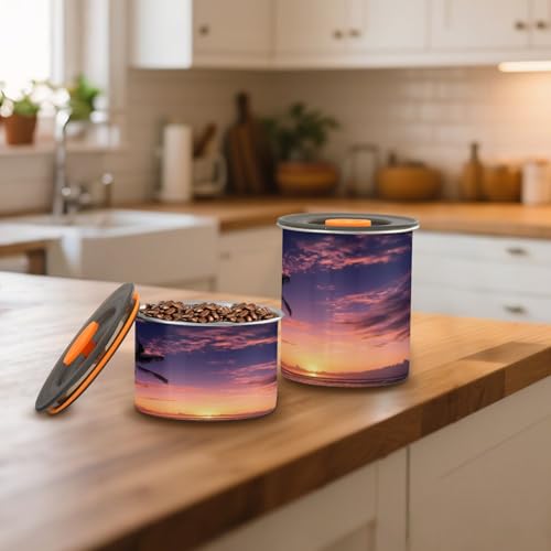 Lata Hermética para Café Acero Inoxidable 17oz miniatura 6