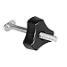 Hold Down Clamp Metal Quick Acting Set Useful for T-Slot T-Track Woodworking Tool Metalworking Applications(1 x T Screw and Plastic Knob Nut Only)