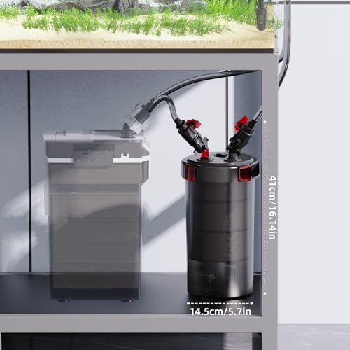 Image of azw Prefilter Canister Filters for Aquarium,Self-Cleaning Aquarium Filter,Forms Synergistic Filtration System with Main Canister Filter,Extends Main Filter Maintenance (Port Diameter 0.47in(12mm))