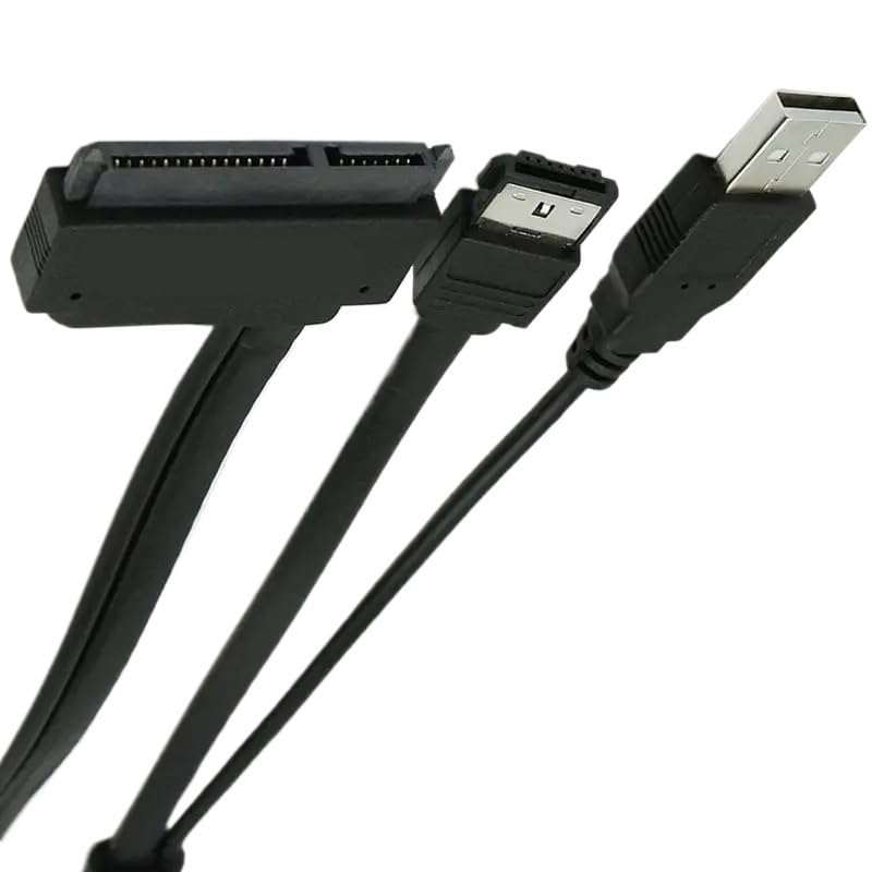 Cable de datos SATA 22Pin a ESATA USB 0.5 m miniatura 2